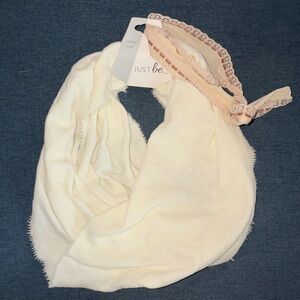 Just Be Elegant Cream Infinity Scarf